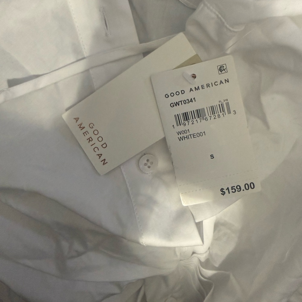 Good American White Off-Shoulder Blouse - Picture 9 of 11